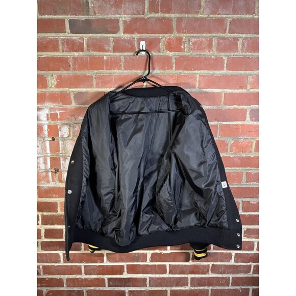 Vintage Y2k VCU Varsity Bomber Jacket Virginia Commonwealth USA D3 Size 44 - Picture 9 of 10